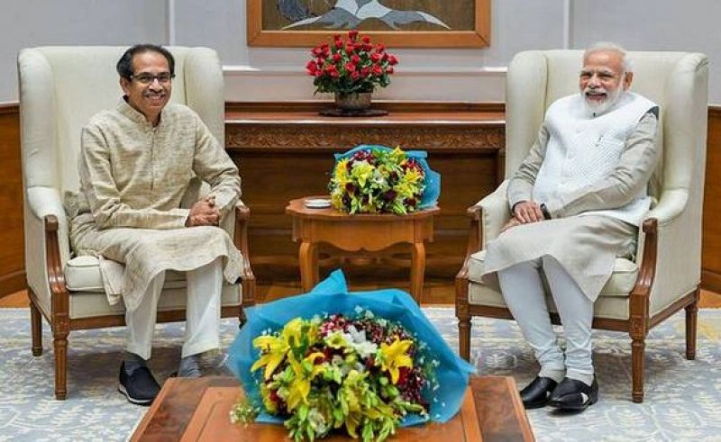 Udhav and PM Narendra Modi 