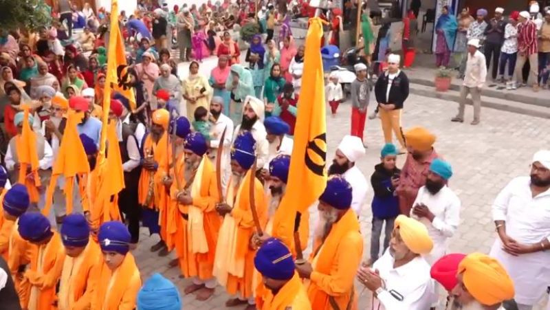 Nagar Kirtan decorated from Sri Akal Takht Sahib