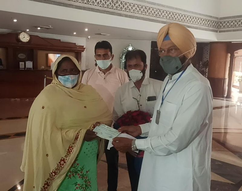 Rana Gurmeet Singh Sodhi and Rajpal Kaur (mother of Simranjit Kaur)