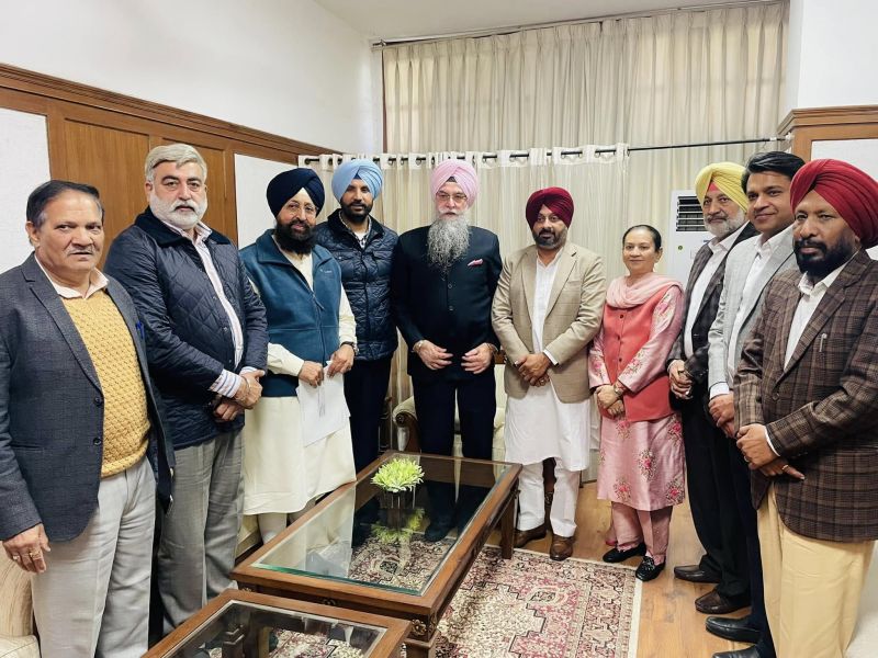Newly elected MLA from Barnala Kala Dhillon took oath