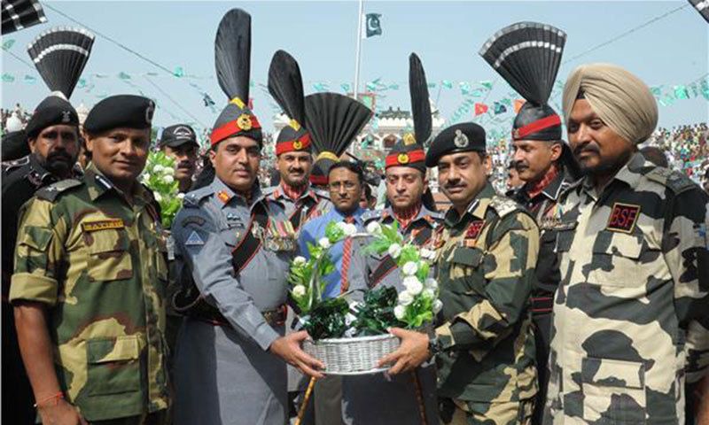 Pakistan Rangers and BSF to exchange sweets at Wagah border
