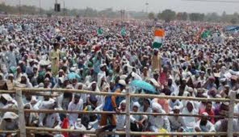 big rally of Muslims in Patna's Gandhi Maidan