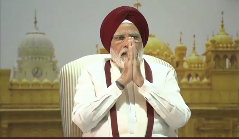 PM Modi Hosts Sikh Delegation At Delhi Residence