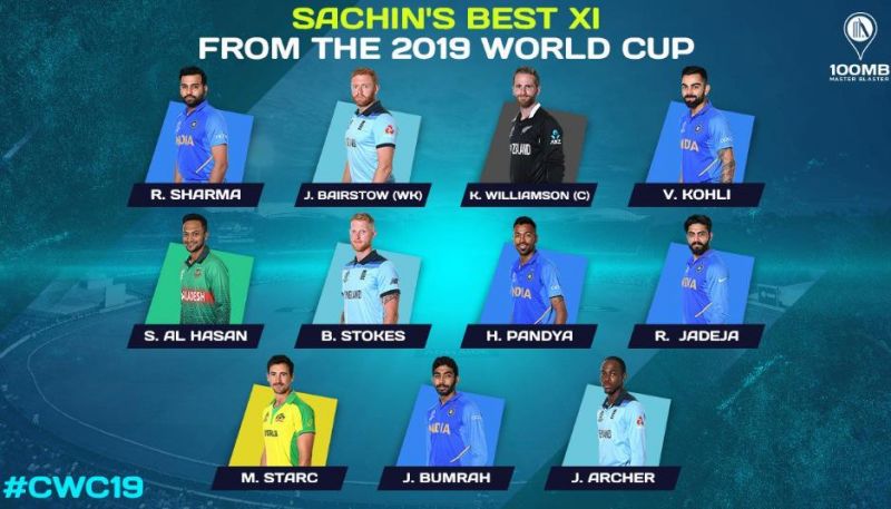 Sachin Tendulkar World Cup XI