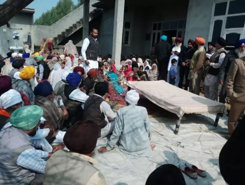 Cremation of Martyr Sukhjinder Singh