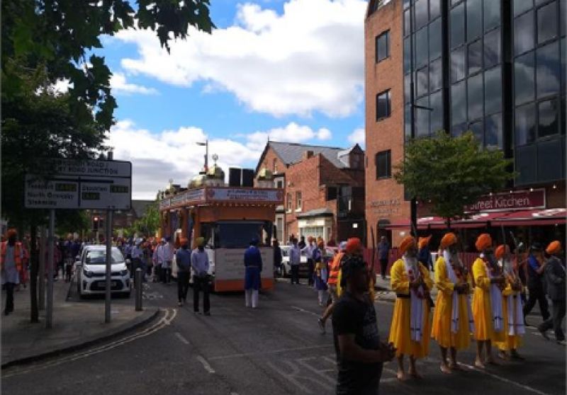 Nagar Kirtan on the British soil