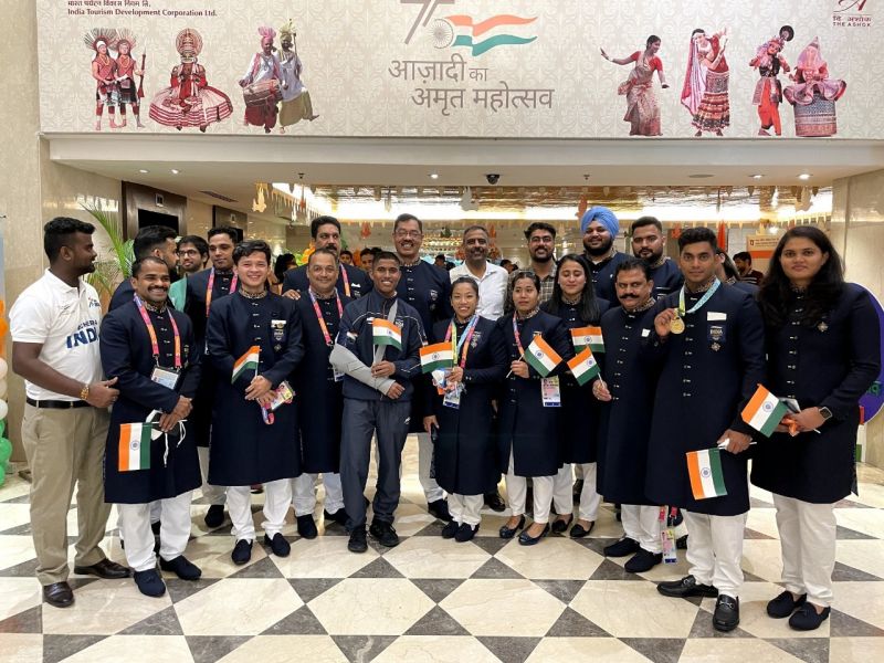 Commonwealth Games Indian Contingent Meets PM Modi