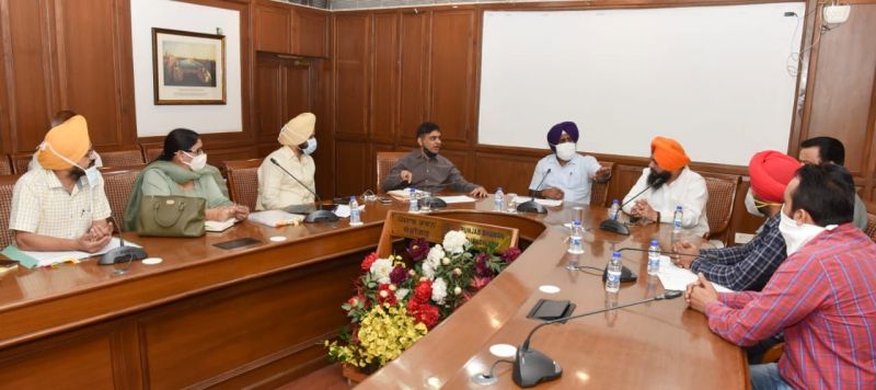 Punjab Education Minister Pargat Singh starts marathon meetings