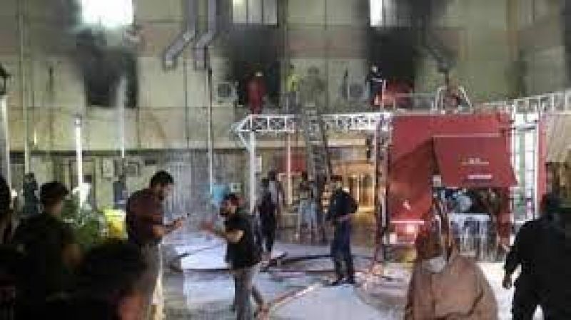 At least 27 dead in fire at Baghdad hospital for Covid-19 patients