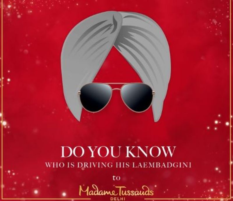 Diljit Dosanjh wax statue 