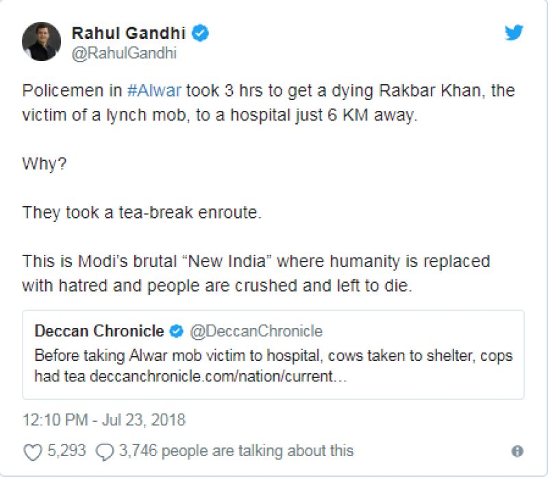 Rahul's anger on Modi
