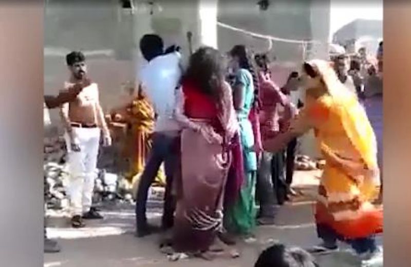 Man, cousin sisters tied to tree and thrashed in Dhar district, 5 held