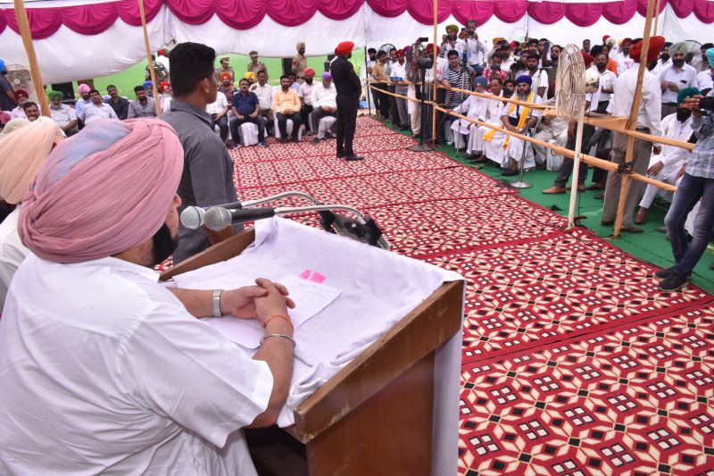 CM Captain Amrinder Singh visit flood affected areas