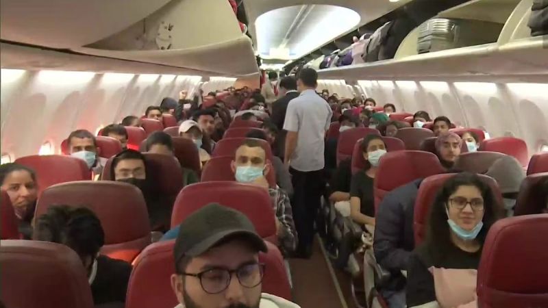 7th flight with 182 Indian nationals stranded in Ukraine reached Mumbai from Bucharest