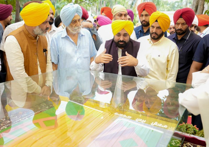 CM Bhagwant Mann lays foundation stone of Saragarhi Memorial at Ferozepur