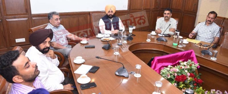 Harjot Bains Meeting With Jail Department Officials 