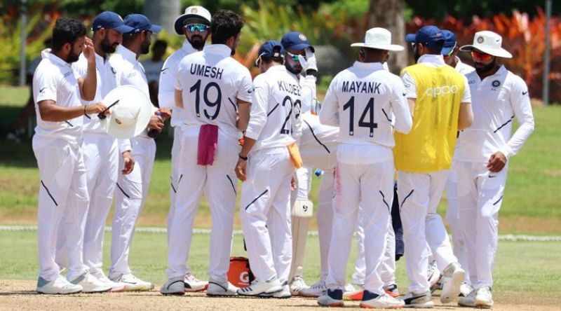 First Test against West Indies at North Sound, Antigua