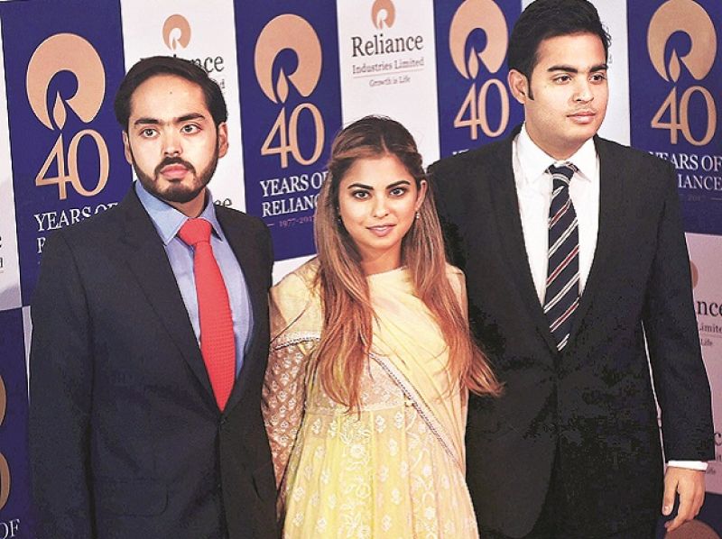 Mukesh Ambani Sons And Daughter