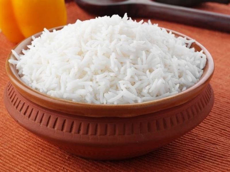 Kamal rice cooked in cold water