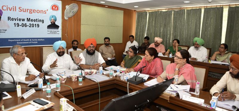  Balbir Singh Sidhu meeting with all civil surgeons