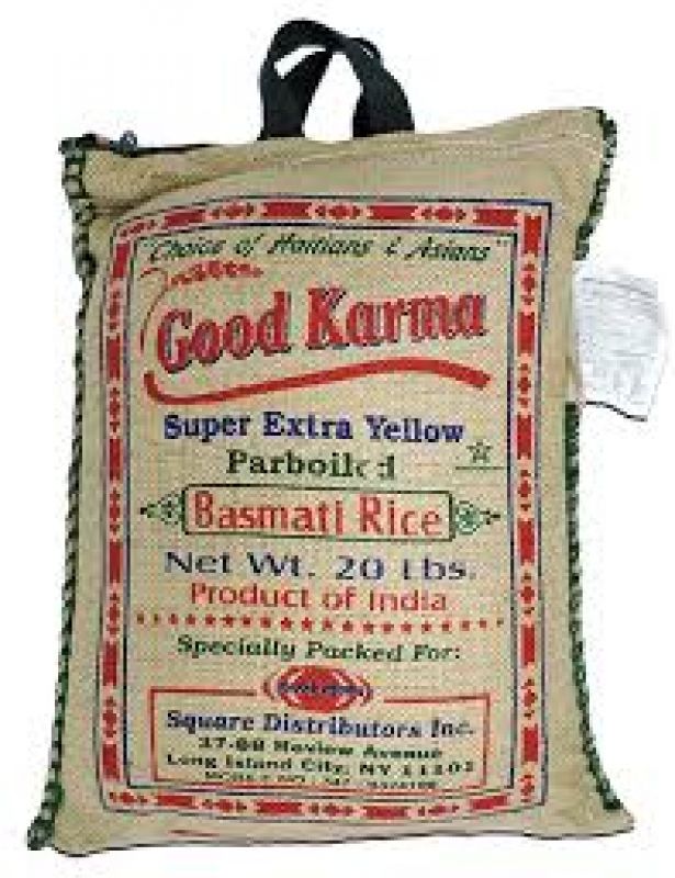  Indian basmati rice sacks are being offered in America