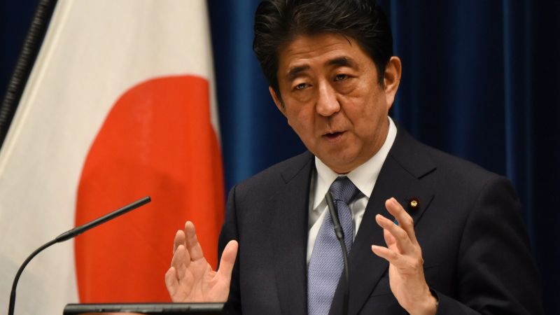Japan's Prime Minister Shinzo Abe
