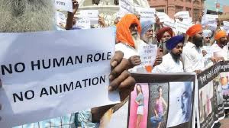 sikh protest in punjab and haryana againts film nanak shah fakir 