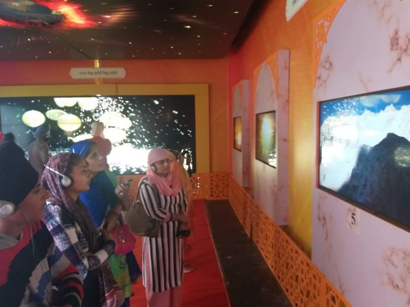 Dera Baba Nanak : Large number of sangat visited digital museum 