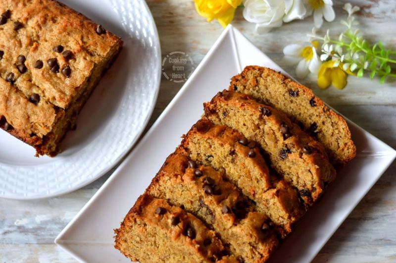 Eggless Chocolate Chip Cake