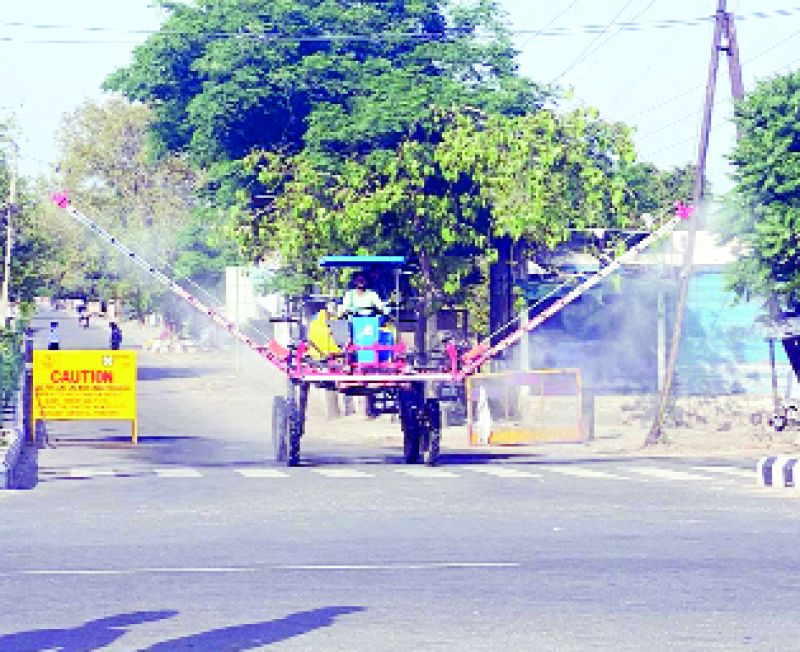 ਪਟਿਆਲਾ 'ਚ ਸ਼ਹਿਰ ਦੀਆਂ ਸੜਕਾਂ ਨੂੰ ਰੋਗ ਮੁਕਤ ਕਰਦੀ ਜਪਾਨੀ ਮਸ਼ੀਨ।
