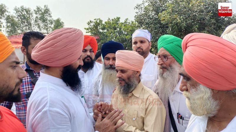 Simarjit Singh Bains at Lakhimpur Kheri