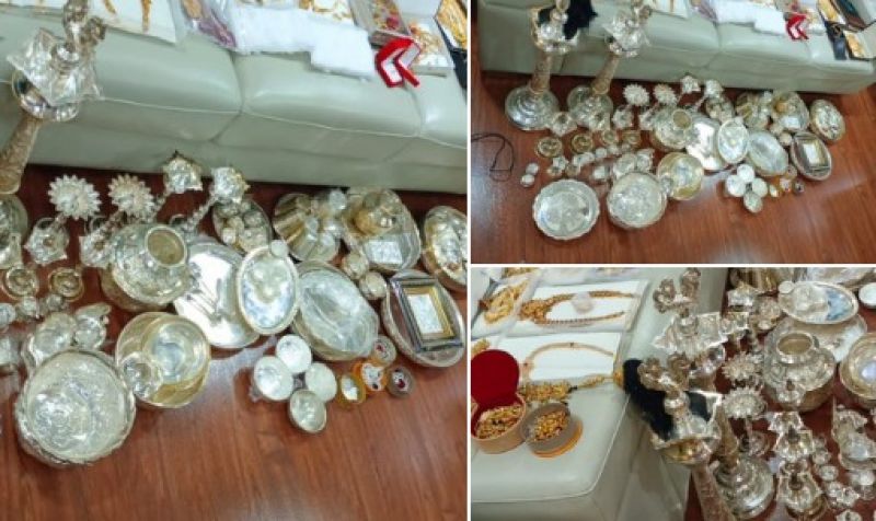 ACB Recover Gold, Silver & Diamonds From Businessman's Residence