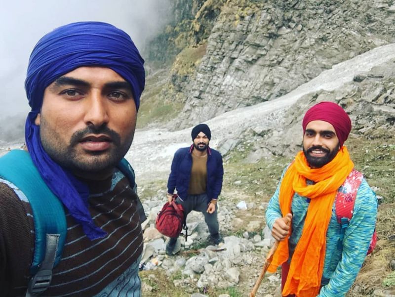 Ammy Virk at Hemkunt Sahib 