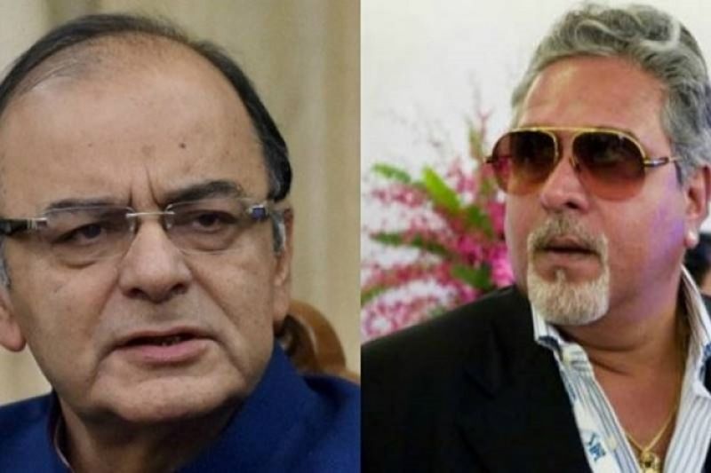 Arun Jaitley and Vijay Mallya 