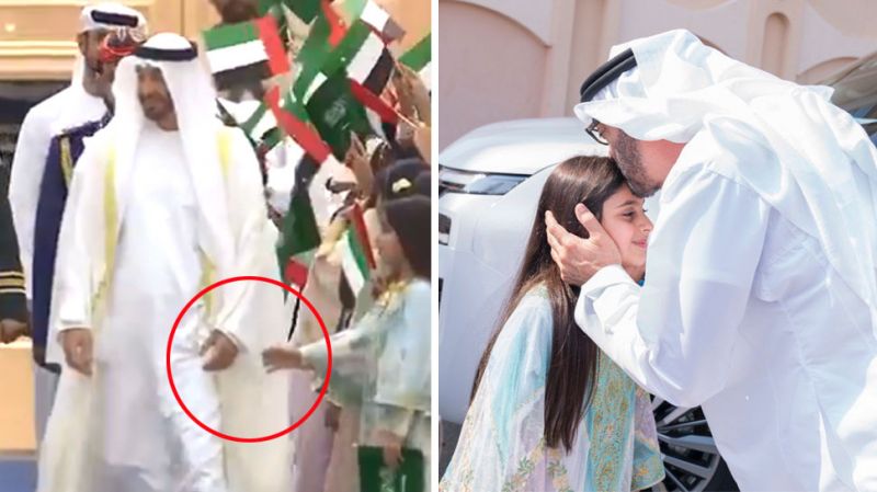 Abu Dhabi Crown Prince Visits Girl Who Couldn’t Shake His Hand During Event