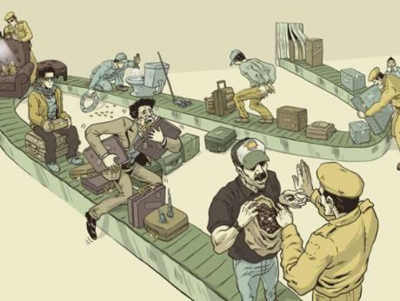 Gold smuggling from Dubai 