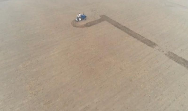 Sangrur farmer wrote 550th years with the tractor in field