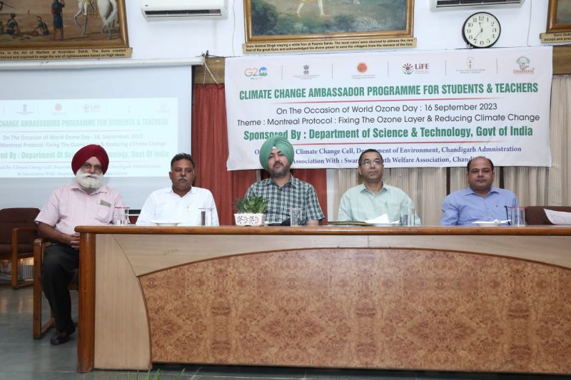  SGGS College organized the Climate Change Ambassador Program