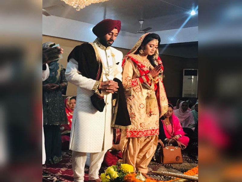 Indian Hockey captain Manpreet Singh marries Illi Siddique in Jalandhar