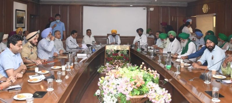 Farmers Meeting with Cm