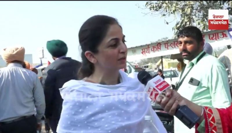 Delhi girls support farmers protest 