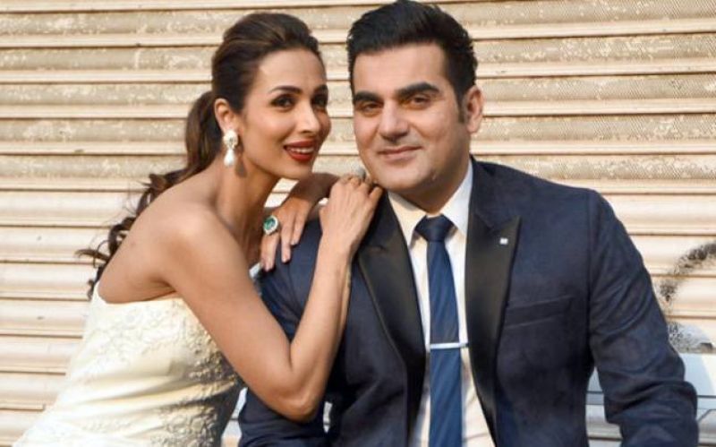 Arbaaz khan with Malaika arora