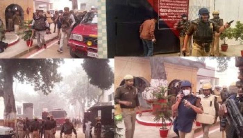  30 policemen injured after inmates resort to arson in UP jail