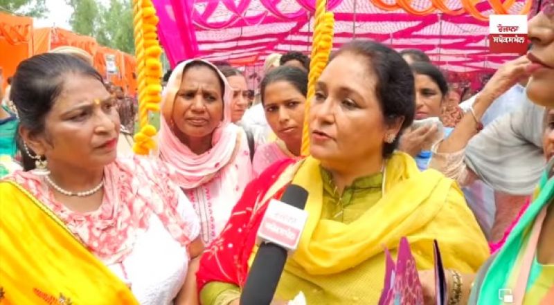 Celebrated teej festival in gurdaspur