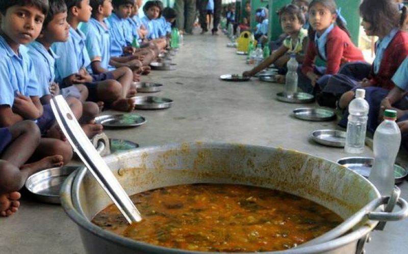 Lizard found in Mid day meal food