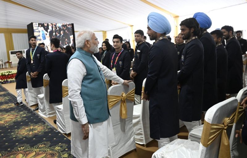 Commonwealth Games Indian Contingent Meets PM Modi