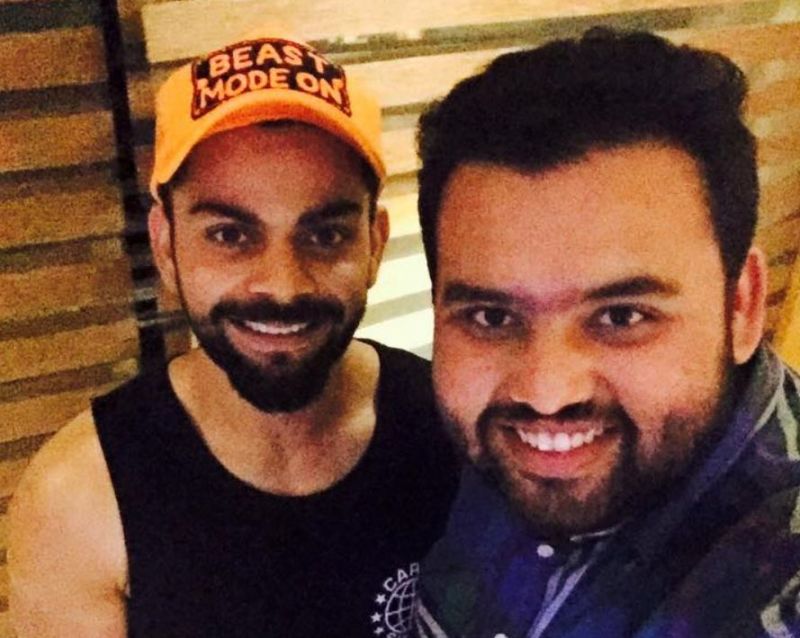 Virat with Sarpanch 