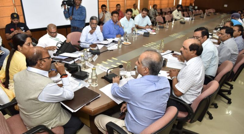 National Commission for Cleaning Employees Review Meeting with Punjab officials