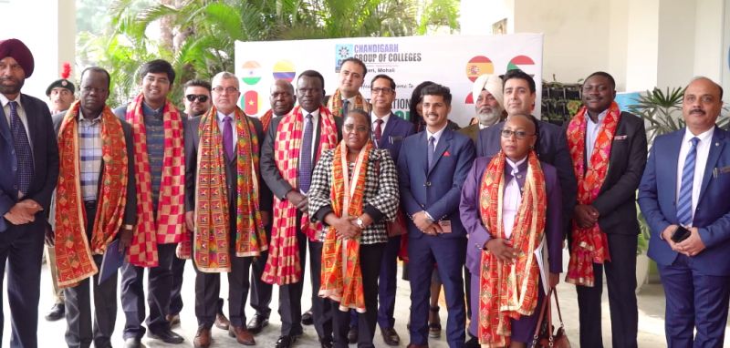 International Diplomat Meet-2023 at CGC Jhanjeri Campus