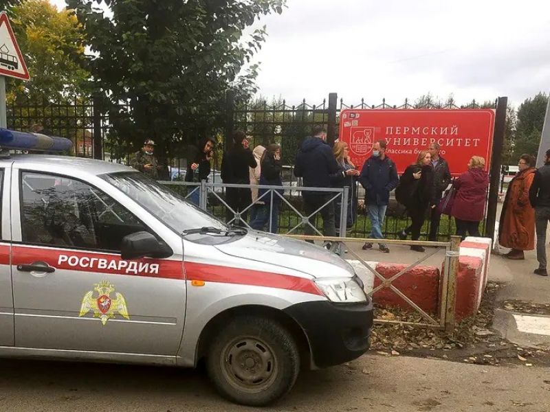 Russia university shooting Accident 
